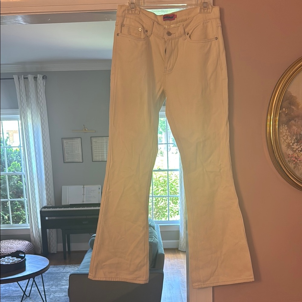 Women's Cream Jeans